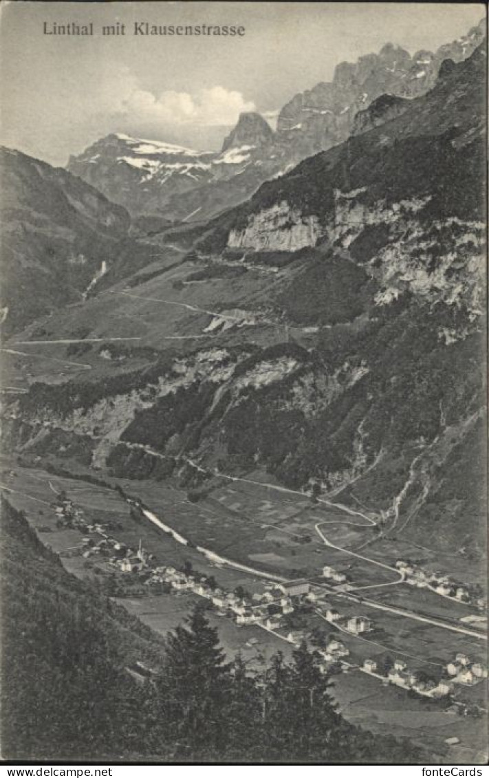 Linthal Glarus Linthal Klausenstrasse