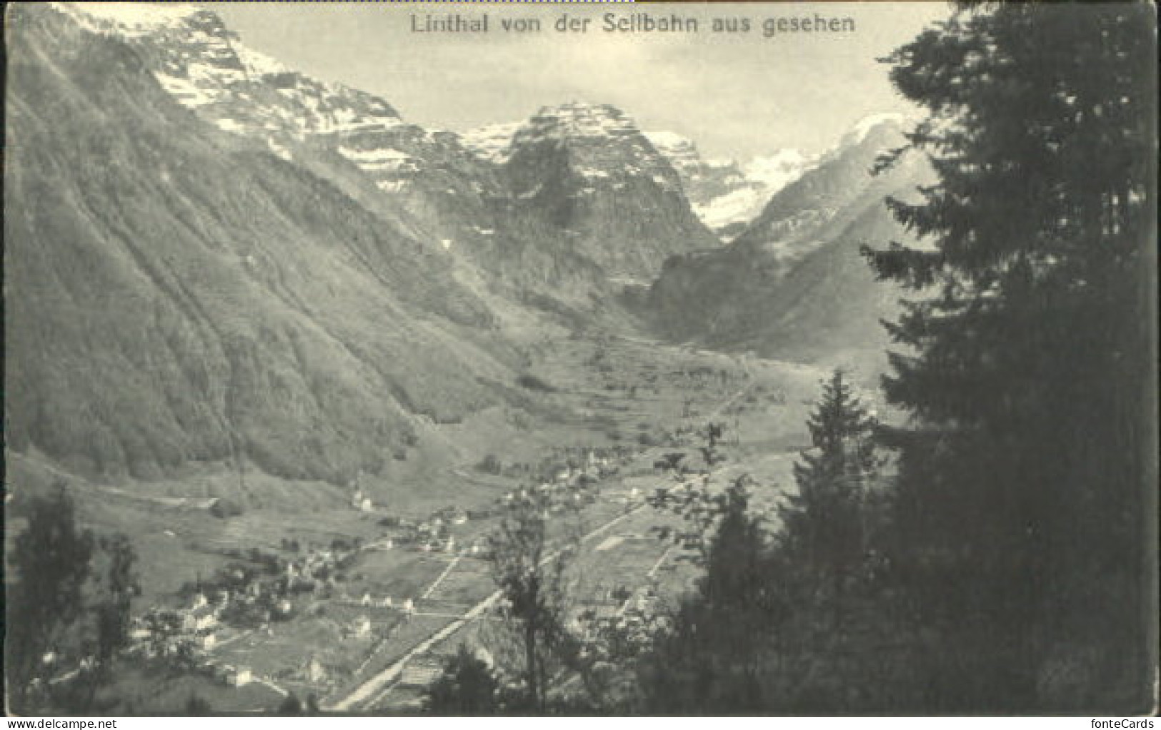 Linthal Glarus Linthal  ungelaufen ca. 1910