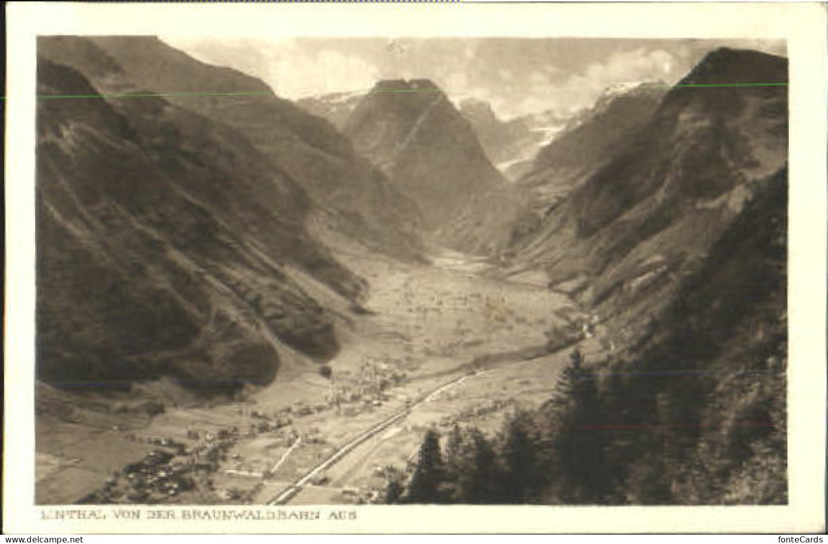 Linthal Glarus Linthal  ungelaufen ca. 1920