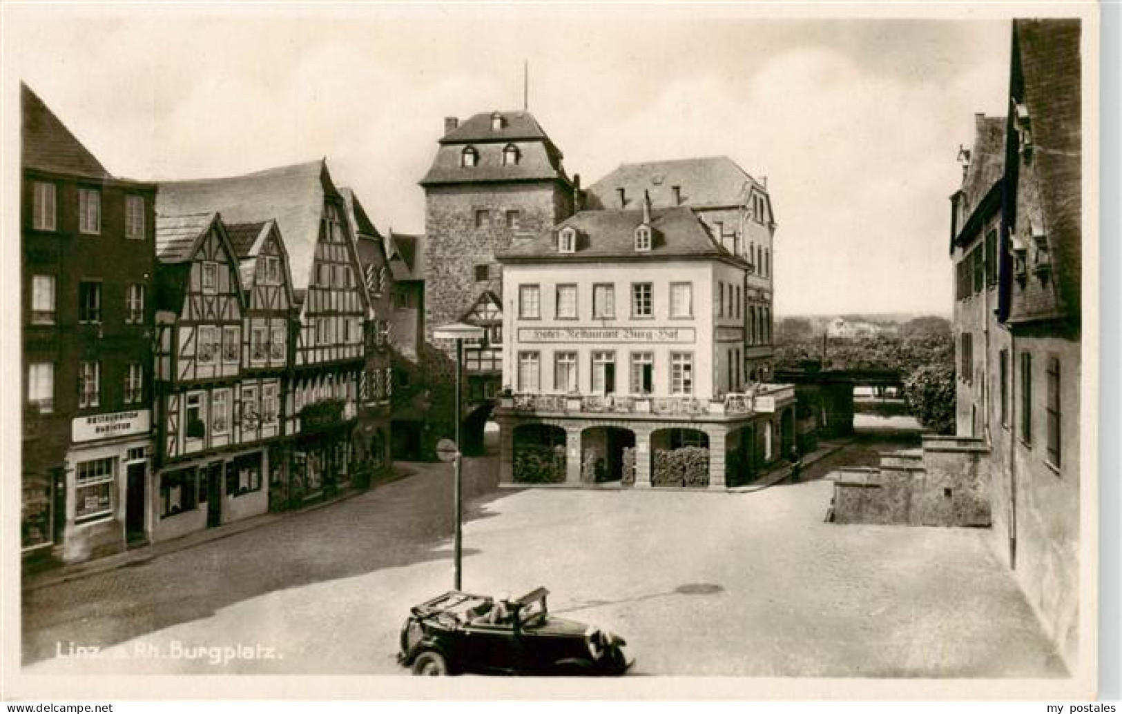 Linz Rhein Burgplatz