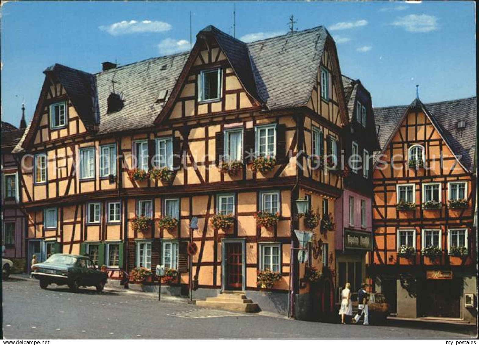 Linz Rhein Fachwerkhaeuser