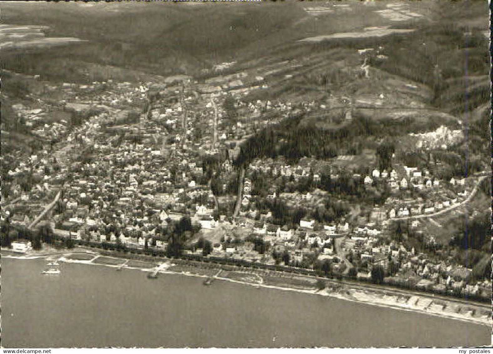 Linz Rhein Fliegeraufnahme