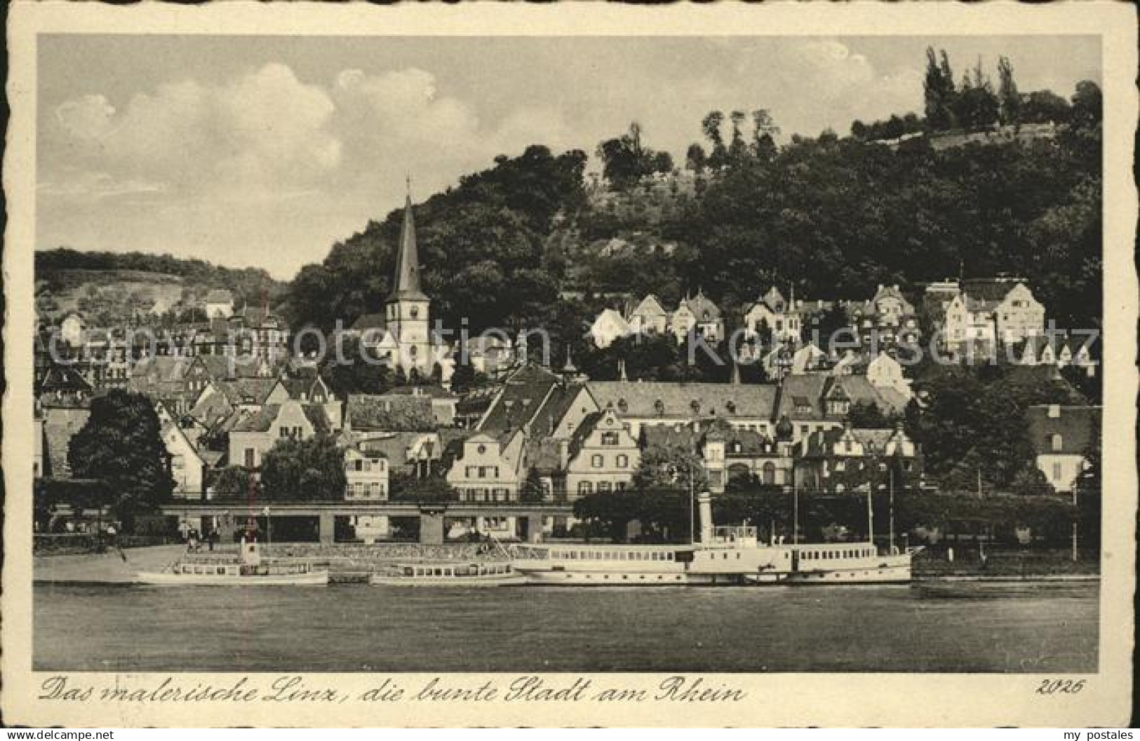 Linz Rhein Rheinpanorama