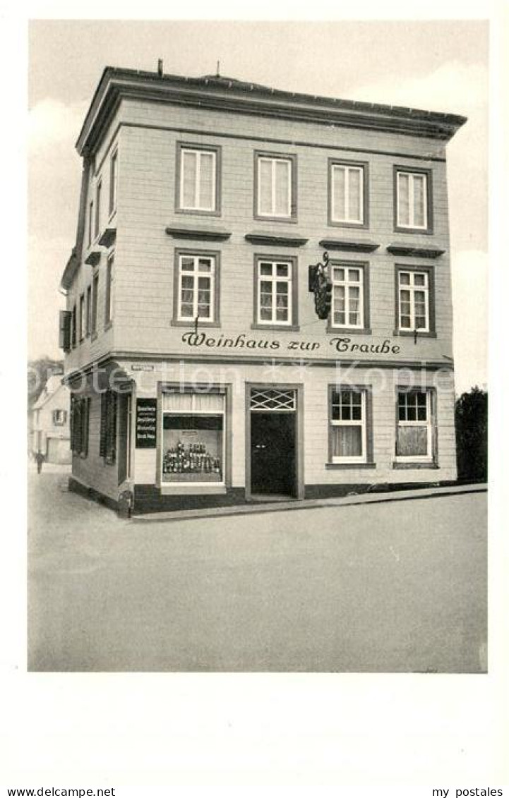 Linz Rhein Weinhaus zur Traube aeltestes Haus am Platze