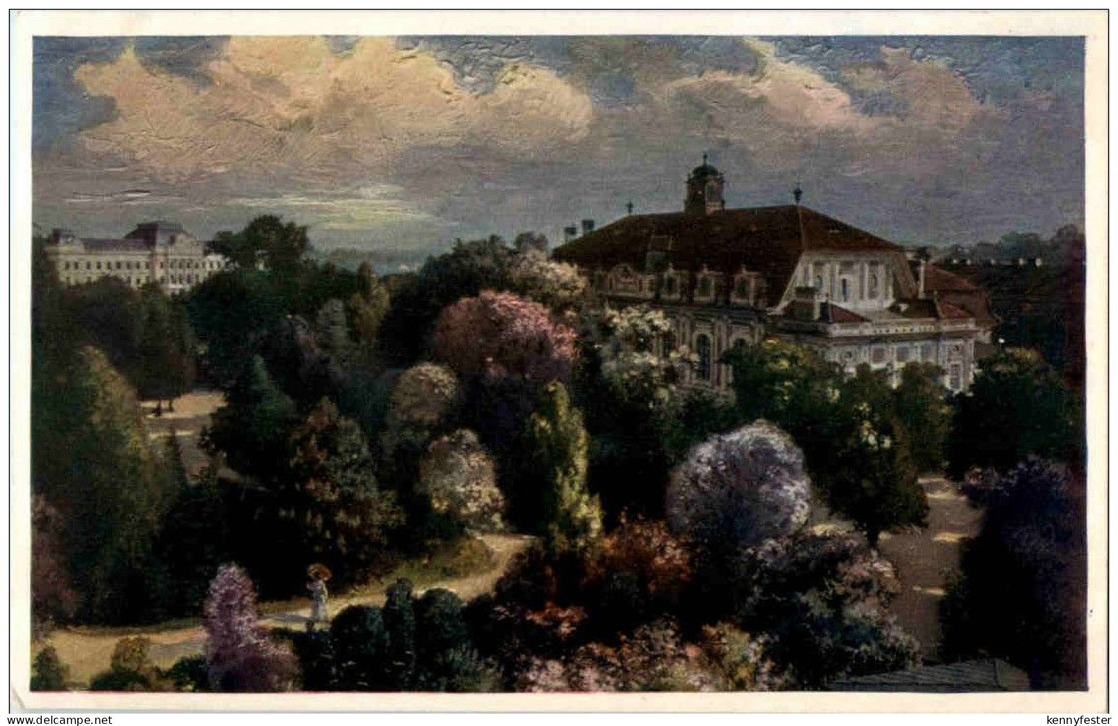 Linz - Volksgarten - Künstlerkarte