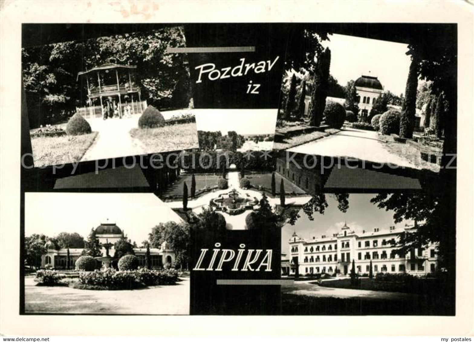 Lipik Kroatien Parkanlagen