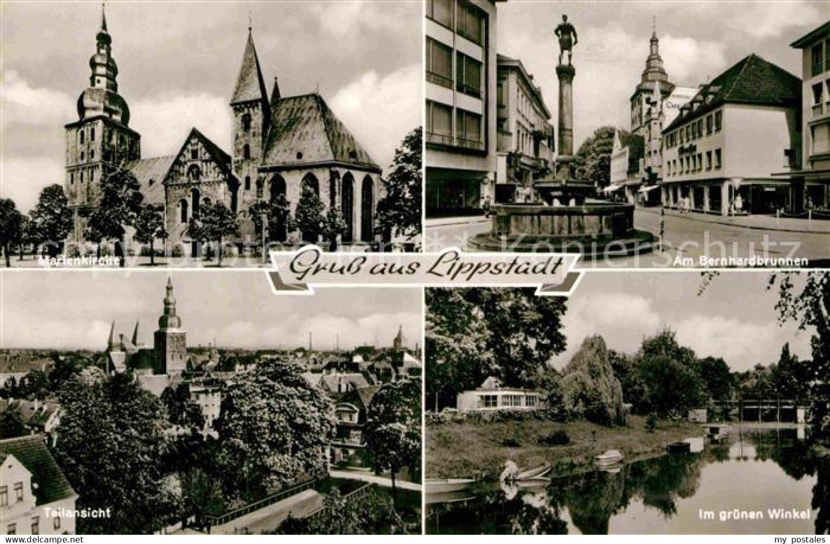 Lippstadt Marienkirche Bernhardbrunnen Gruener Winkel