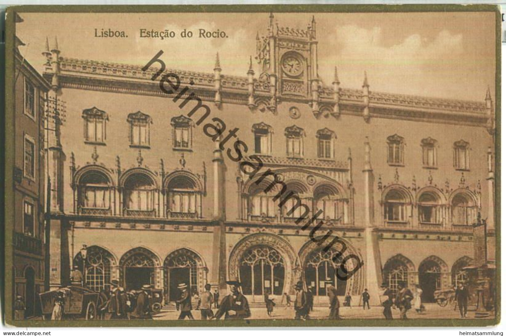 Lisboa - Estacao do Rocio - Verlag G & F Lisboa