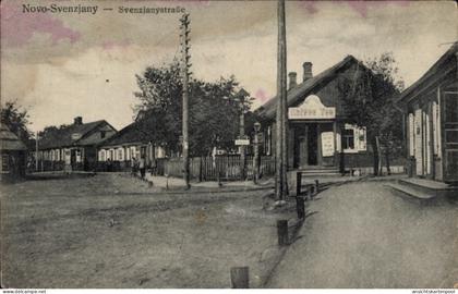 CPA Novo Svenzjany Litauen, Svenzjanystraße, Geschäft