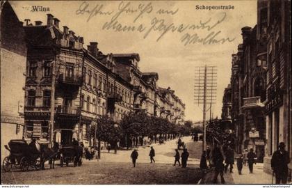 CPA Wilna in Litauen, Schopenstraße