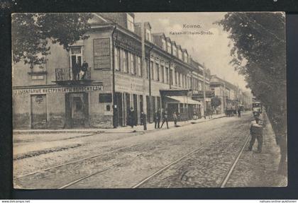 Kaunas Kowno Litauen Baltikum Kaiser Wilhelm Straße Feldpost Coburg Bayern