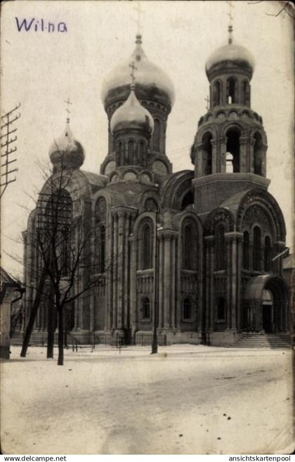 Photo CPA Vilnius Wilna Litauen, Kirche