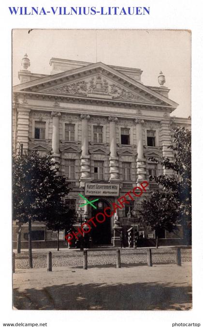 WILNA-VILNIUS-LITAUEN-CARTE PHOTO Allemande-GUERRE 14-18-1 WK-Militaria-
