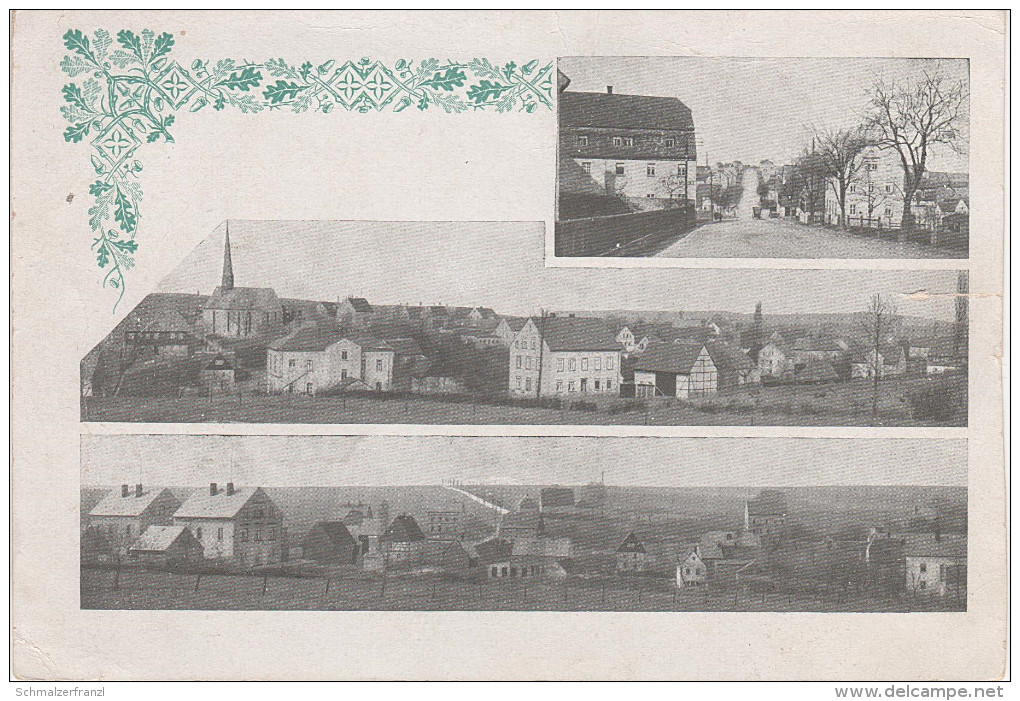 Litho AK Gruss aus Mühlau bei Hartmannsdorf Burgstädt Penig Limbach Niederfrohna Tauscha Chursdorf Chemnitz