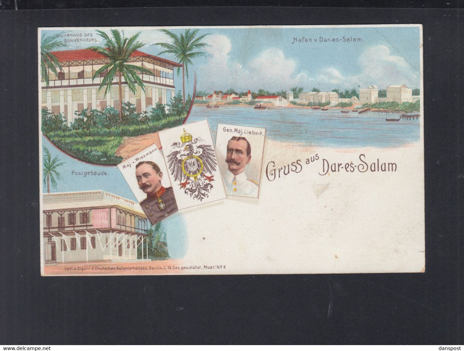 Litho Dar-es-Salam ungebraucht