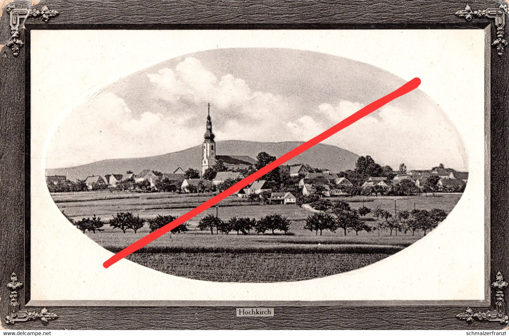 Litho Passepartout AK Hochkirch a Steindörfel Meschwitz Kohlwesa Sornßig Wuischke Drehsa Kubschütz Pommritz Stempel