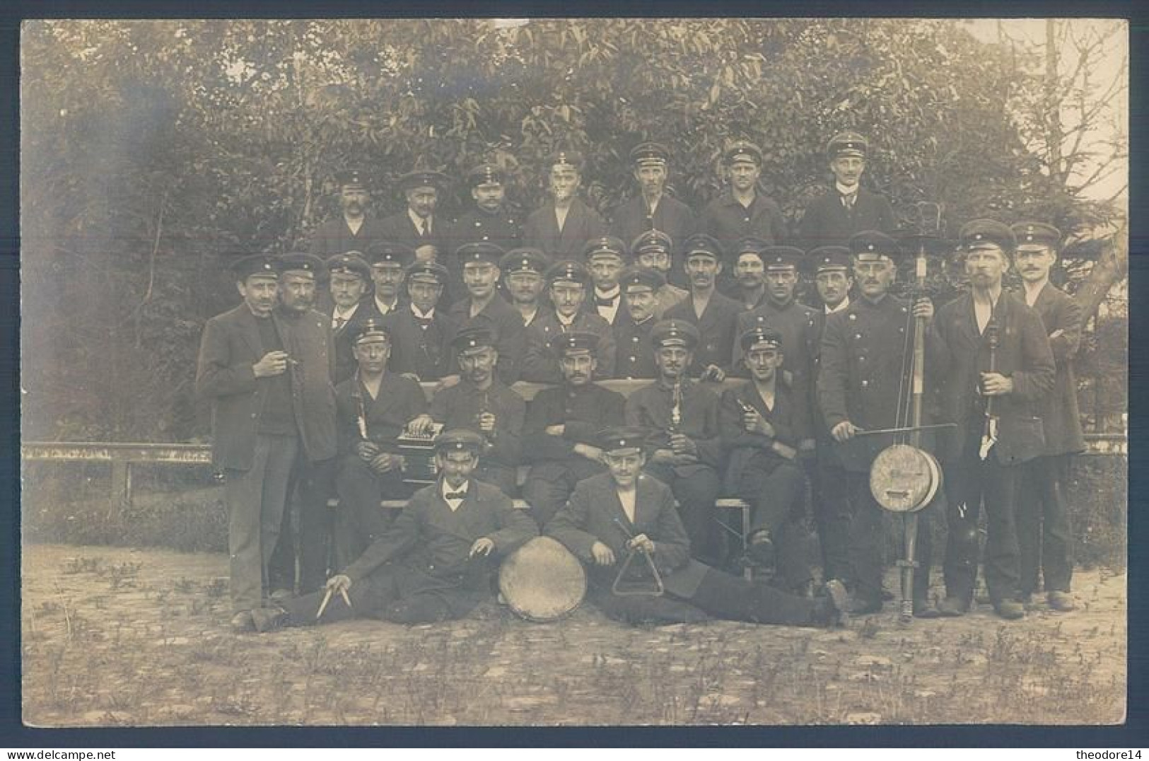Lithuania Lituania SKAPISKIS SKOPISCHKI 1917 Soldaten Music Band