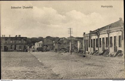 CPA Šiauliai Schaulen Litauen, Marktplatz