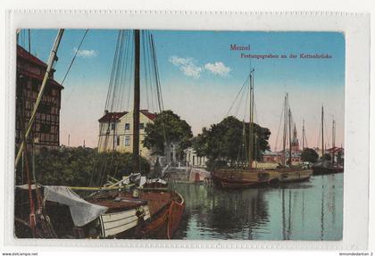 Memel. Festungsgraben an der Kettenbrücke. *