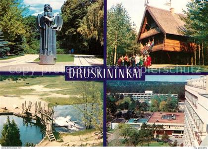 Druskininkai Ciurlionio paminklas Saules taku Misko muziejus Girios aidas Nemuno
