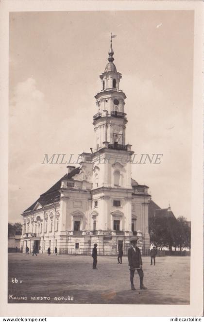 LITHUANIA - Kaunas, Kanumo Miesto Rotuse, Photo Postcard