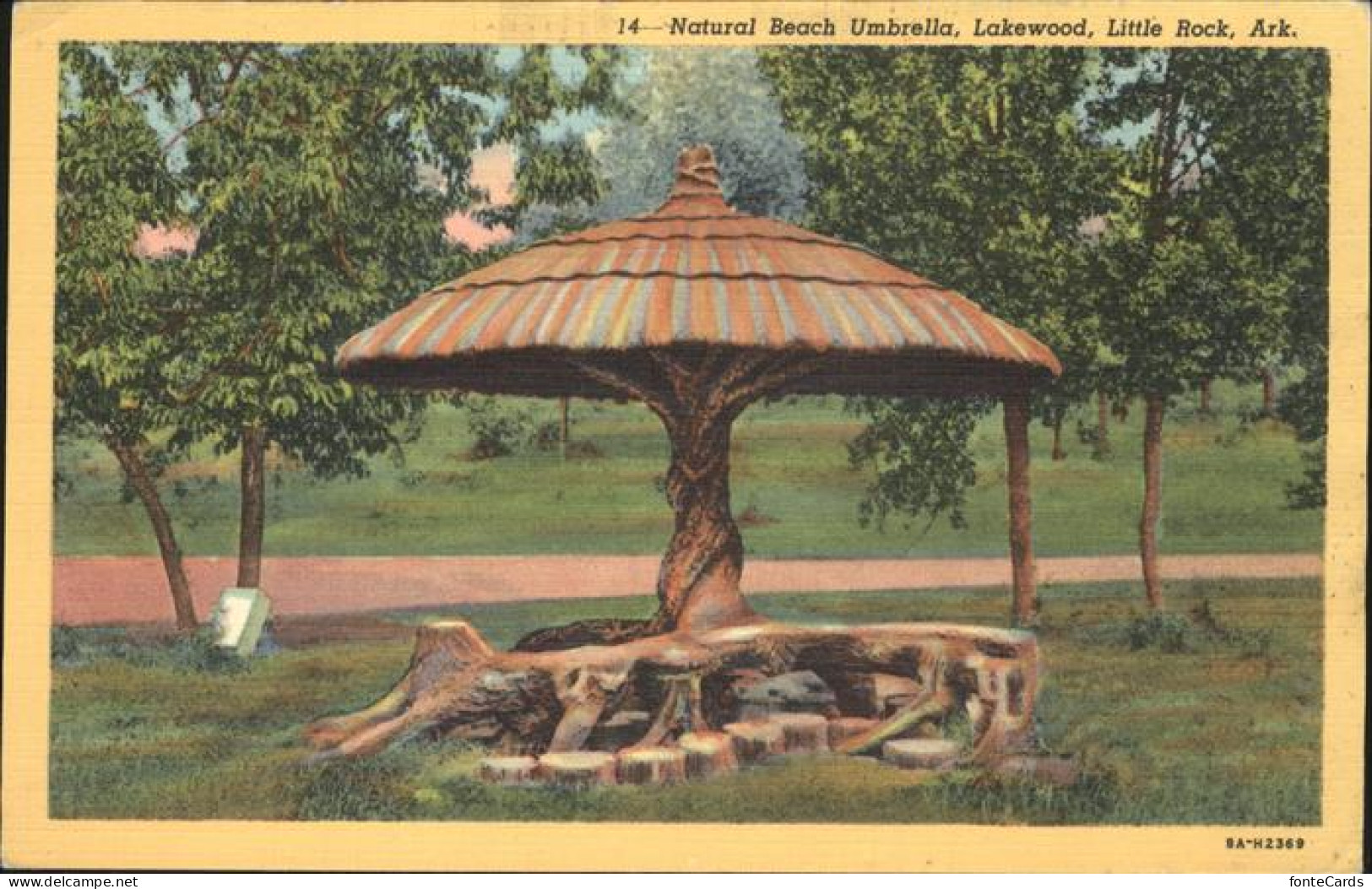 Little Rock Arkansas Natural Beach Umbrella Lakewood