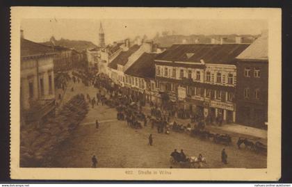 Foto Ansichtskarte Wilna Vilnius Litauen 482 Straße Insterburg n. Logabirum Leer