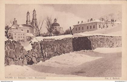 Wilno - Ulica Bakszla i kosc Misionarzy