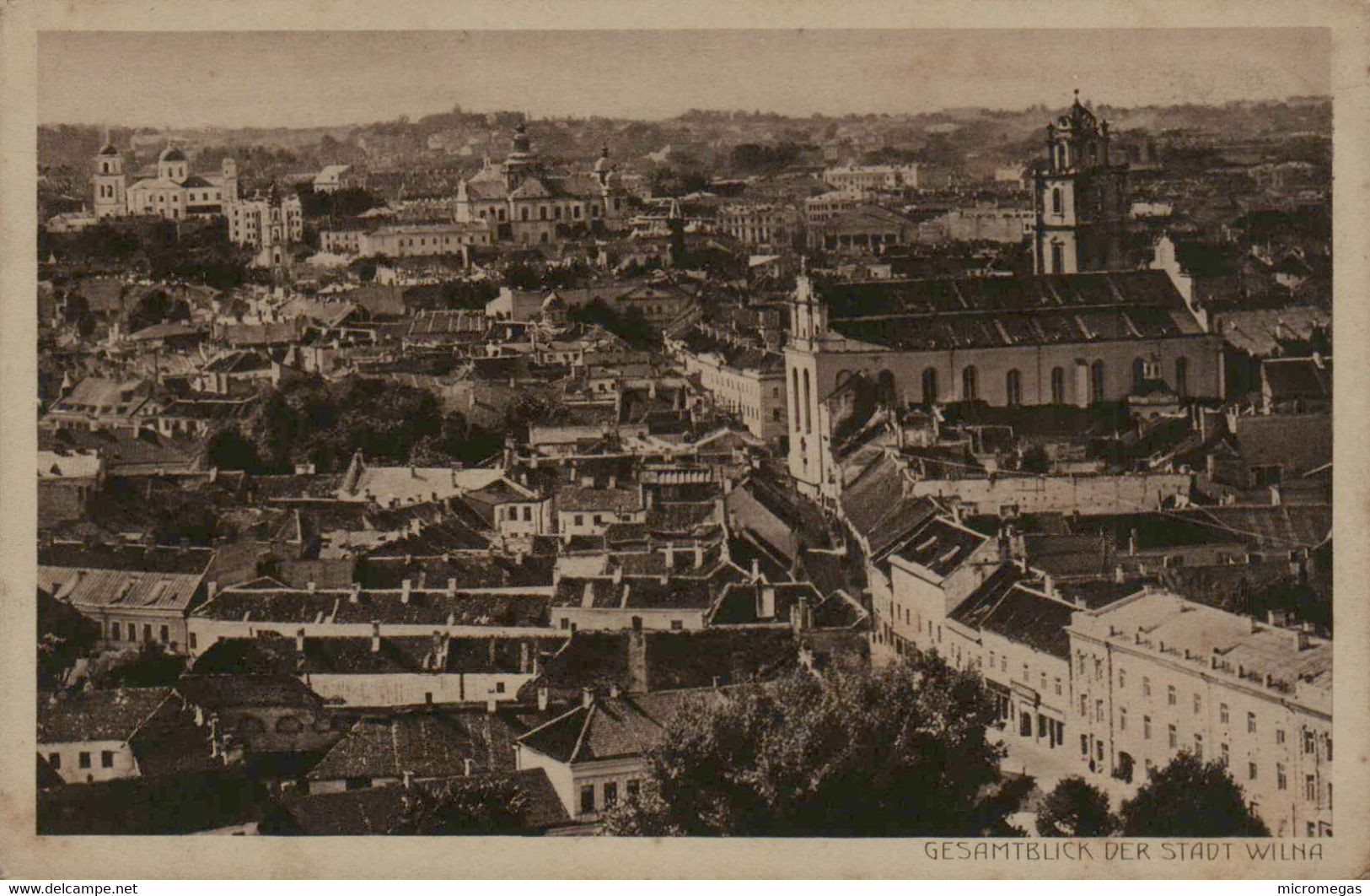 Lituanie - WILNA - Gesamtblick der Stadt
