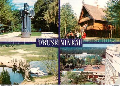 Druskininkai Lithuania MK Ciurlionio paminklas Saules taku Misko muziesjus Girio