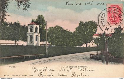 Lituanie - VILNA - La Chapelle d'Antokol