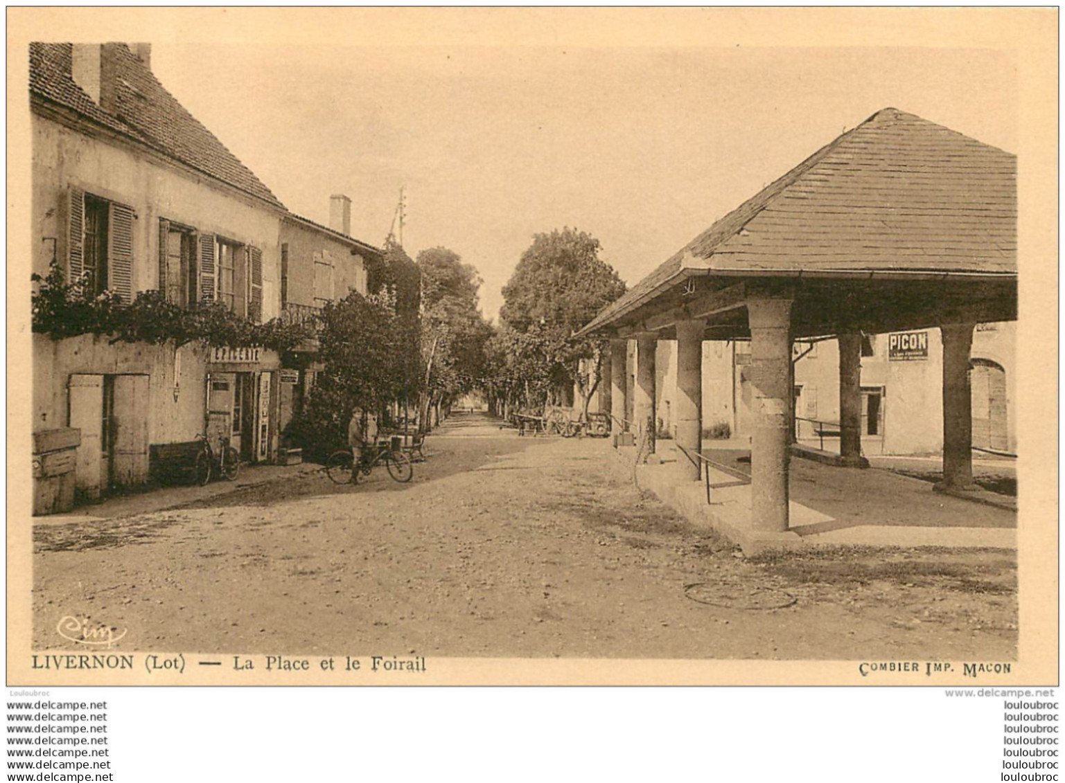 LIVERNON LA PLACE TE LE FOIRAIL  EPICERIE