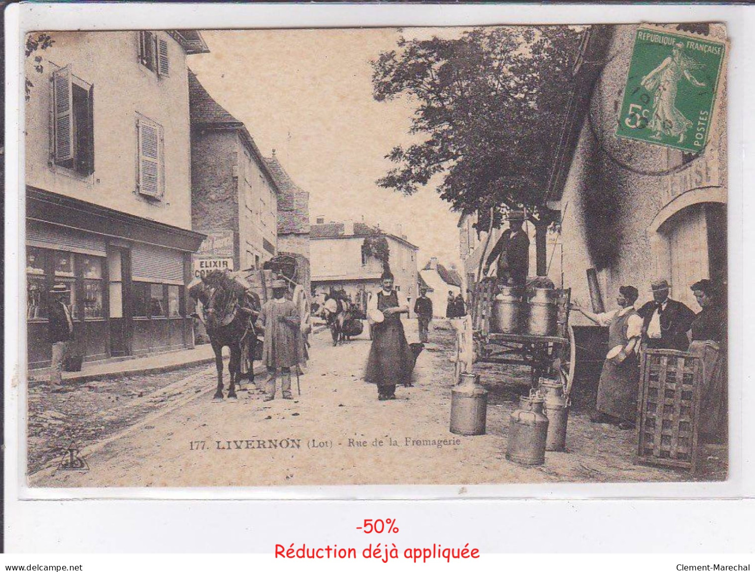 LIVERNON: rue de la fromagerie - état