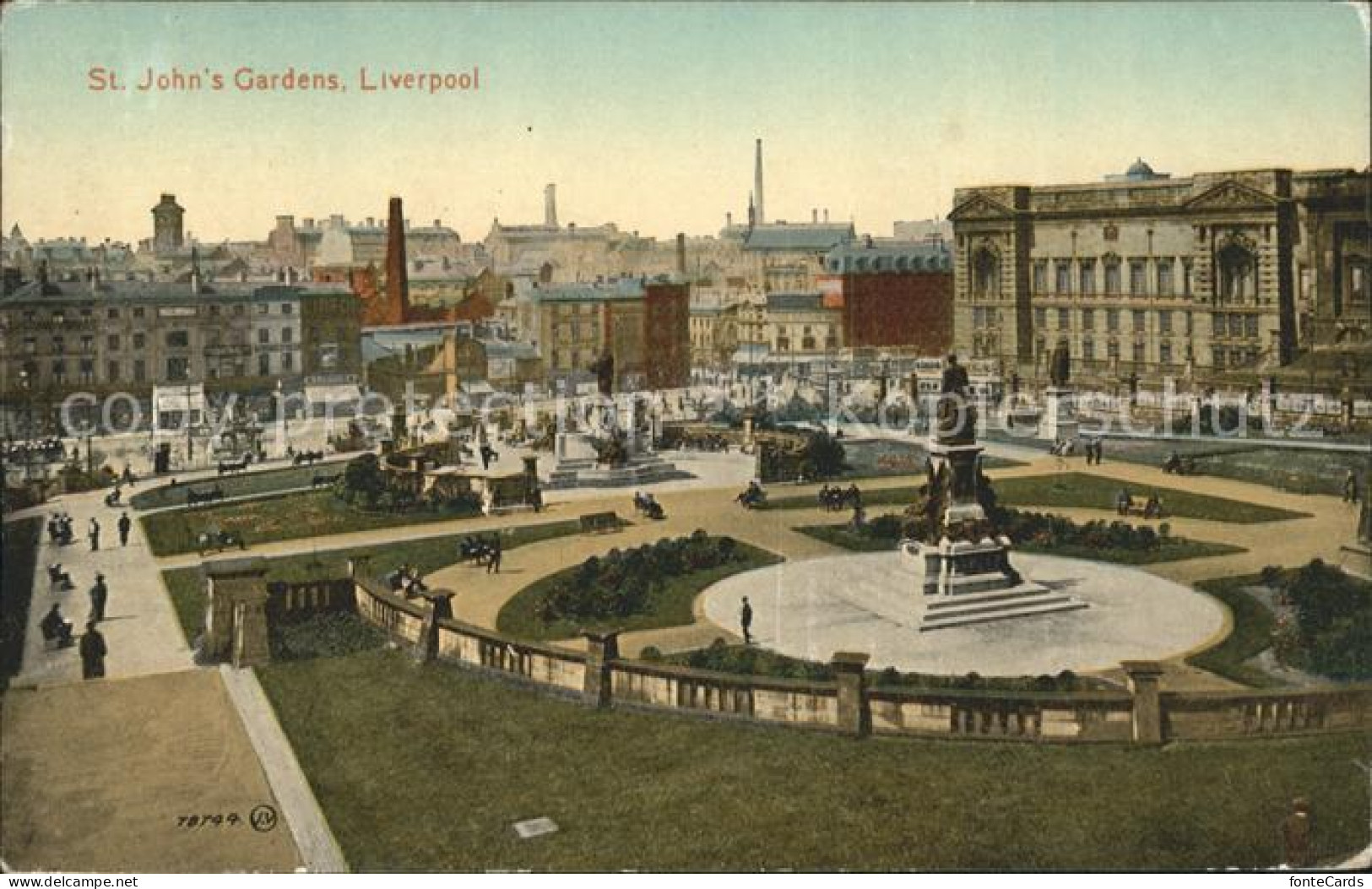 Liverpool St John's Gardens Monument