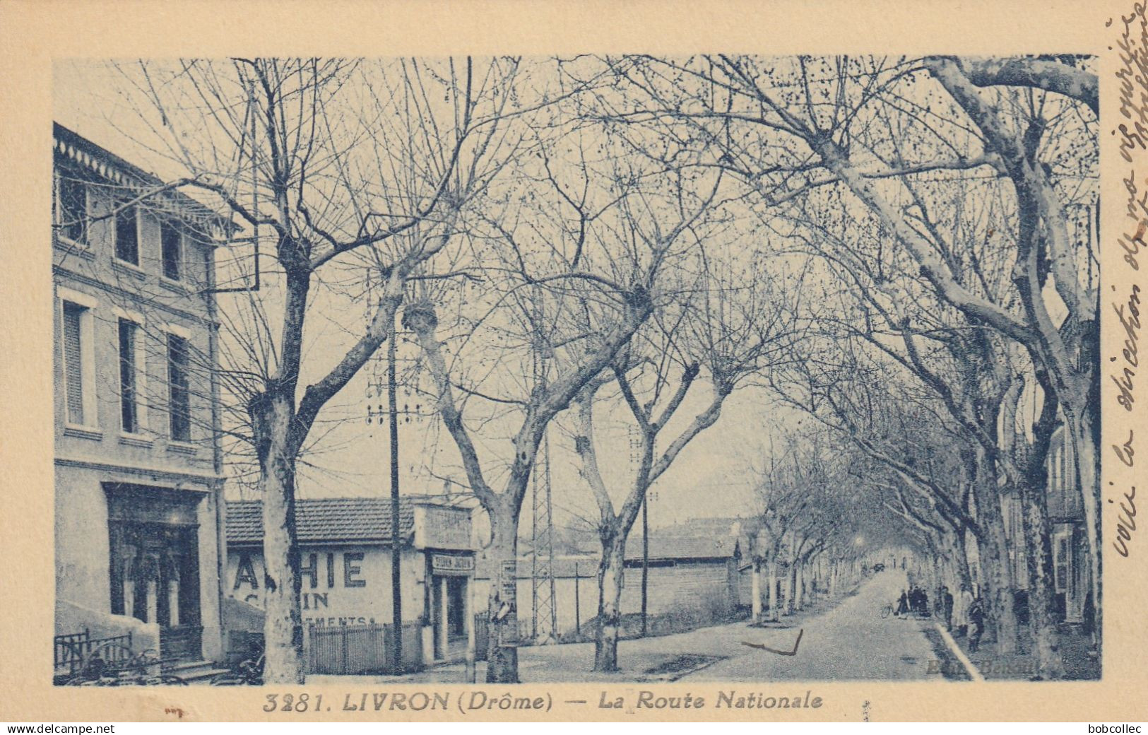 LIVRON (Drôme): La Route Nationale