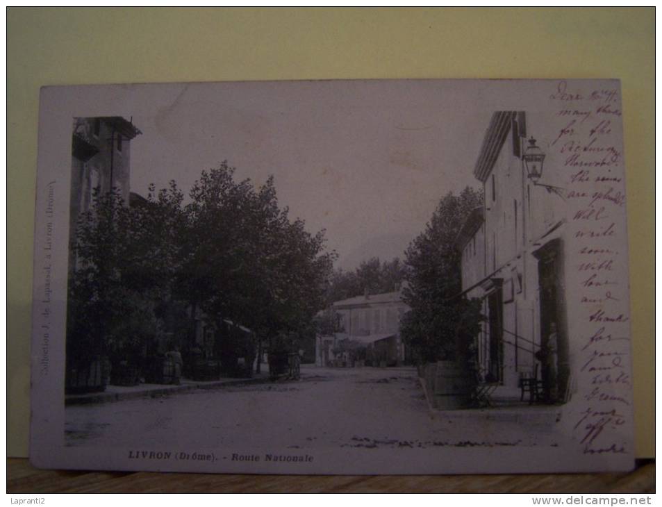 LIVRON (DROME) ROUTE NATIONALE.