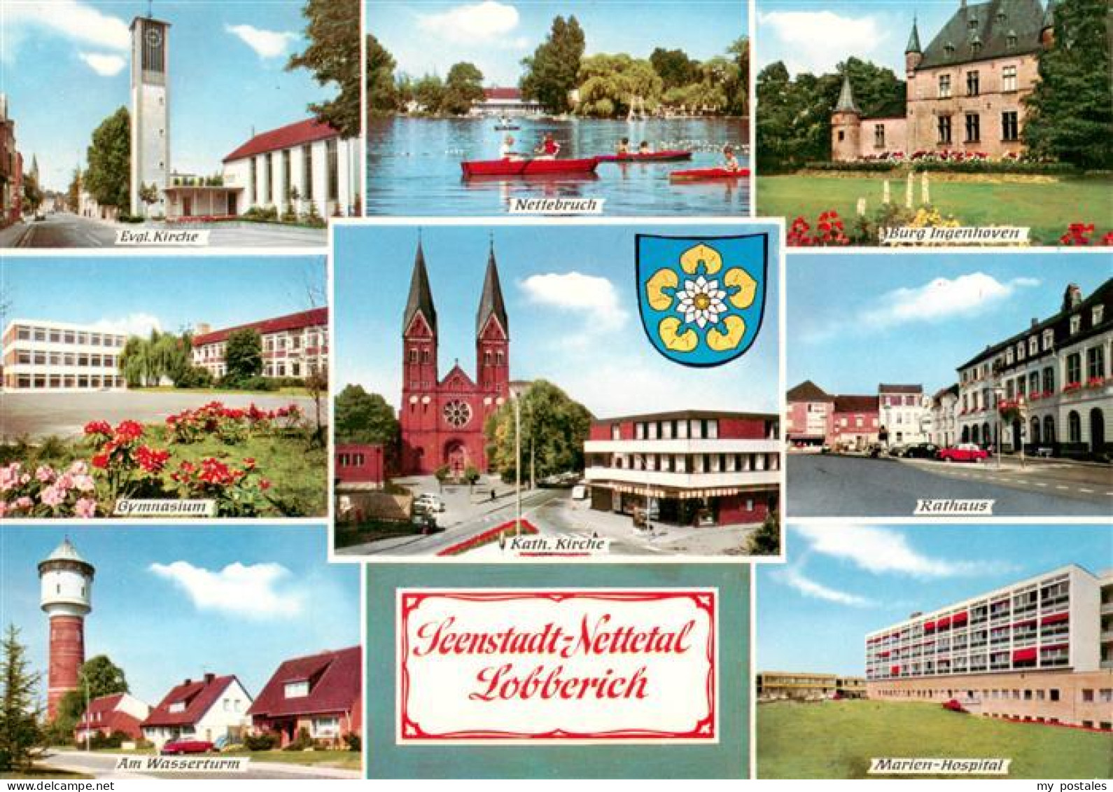 Lobberich Nettetal Ev Kirche Nettebruch Burg Ingenhoven Gymnasium Kath Kirche Ra