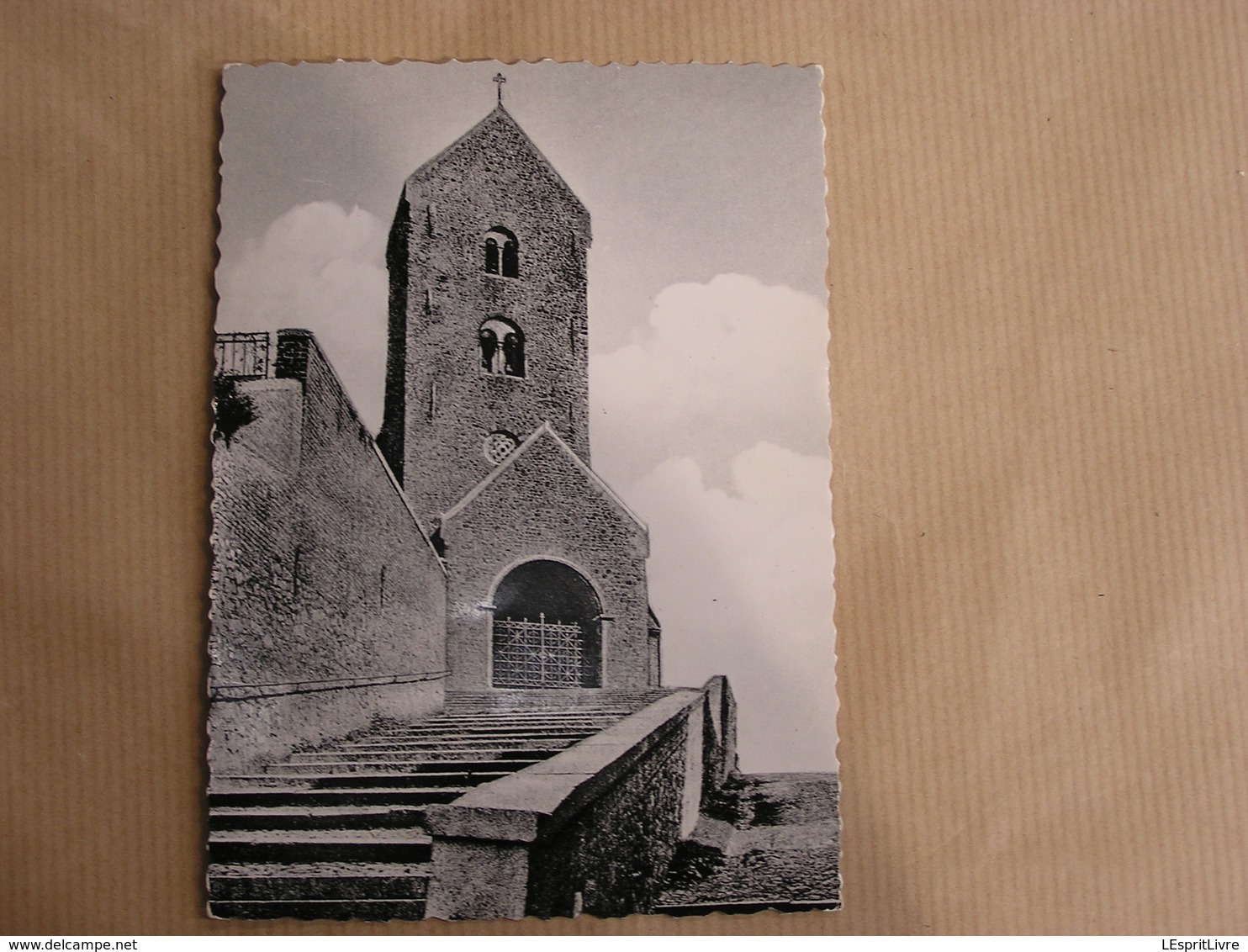 LOBBES Entrée de l'Eglise  Province du Hainaut Belgique Carte Postale