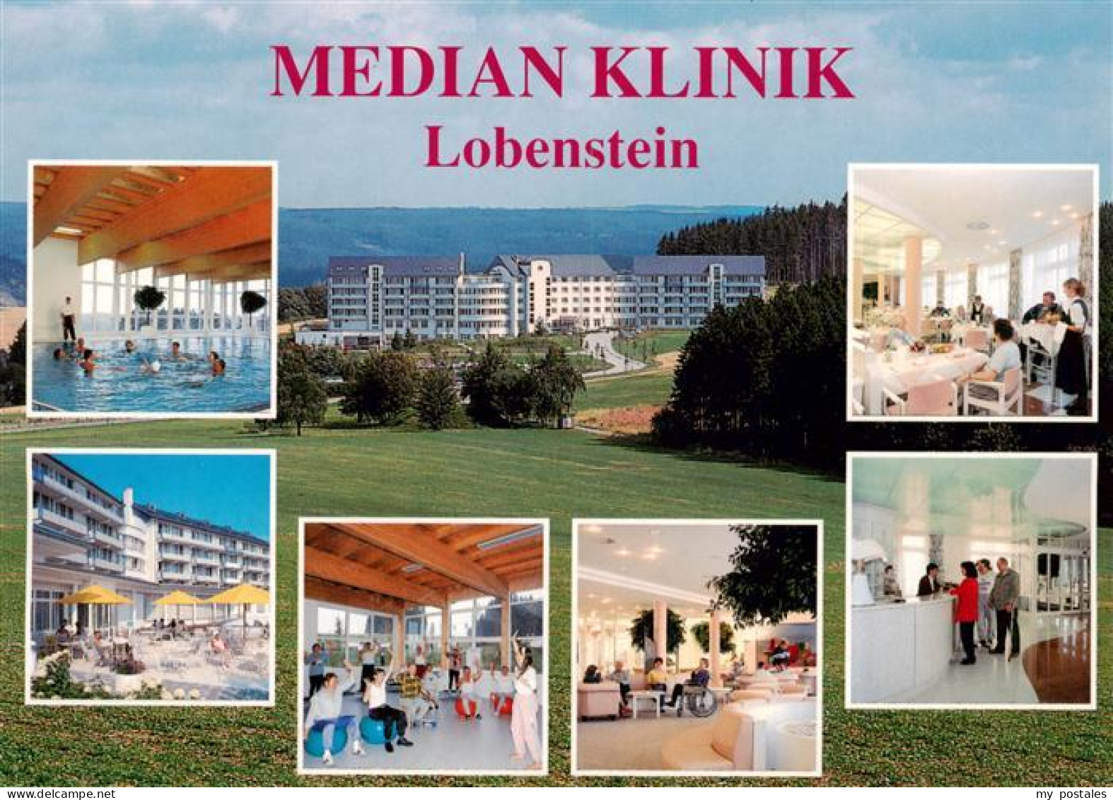 Lobenstein Bad Median Klinik Lobenstein Hallenbad Terrasse Gymnastikraum Foyer R