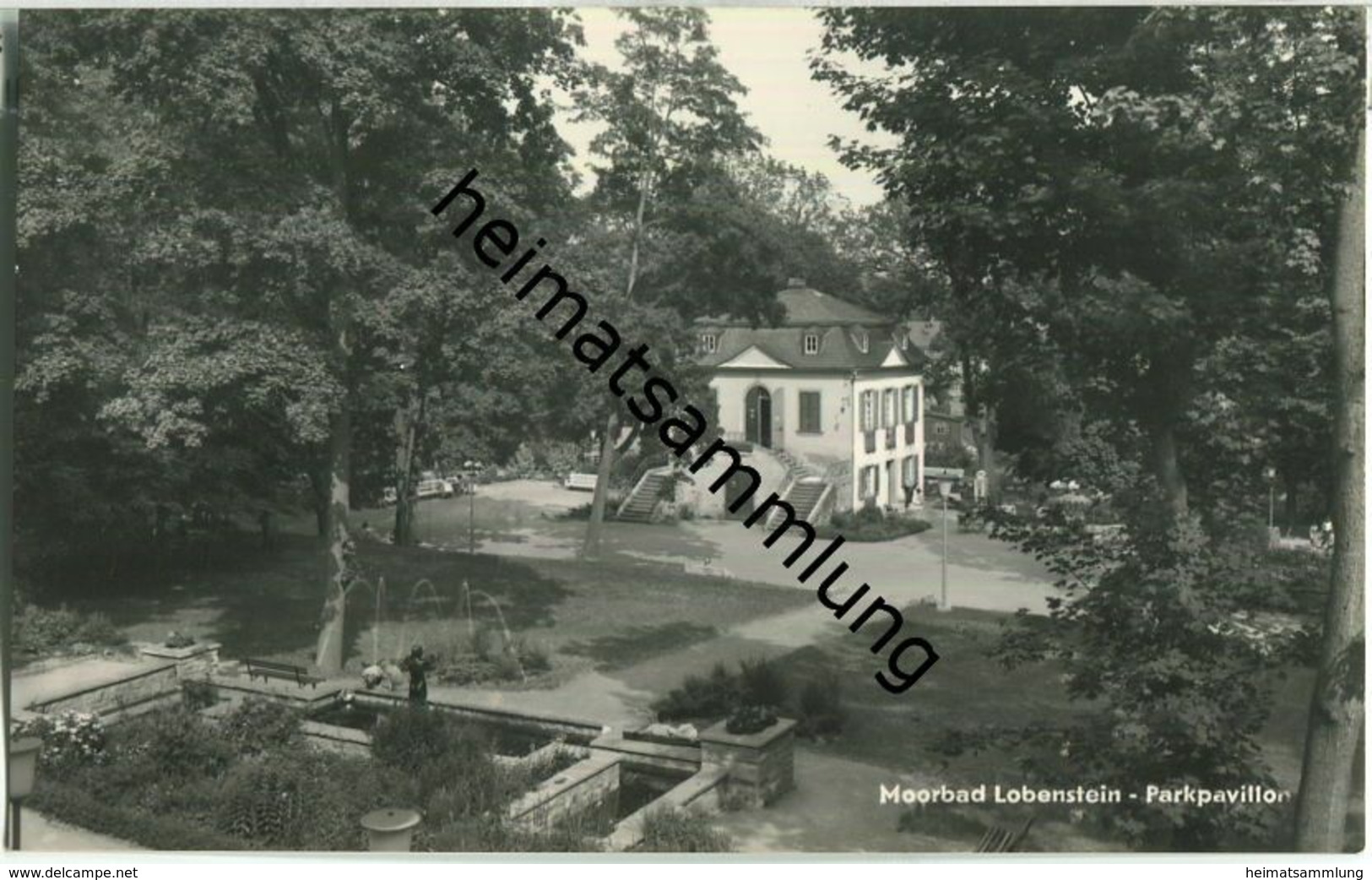 Lobenstein - Parkpavillon - Foto-Ansichtskarte - Verlag Foto-König Lobenstein