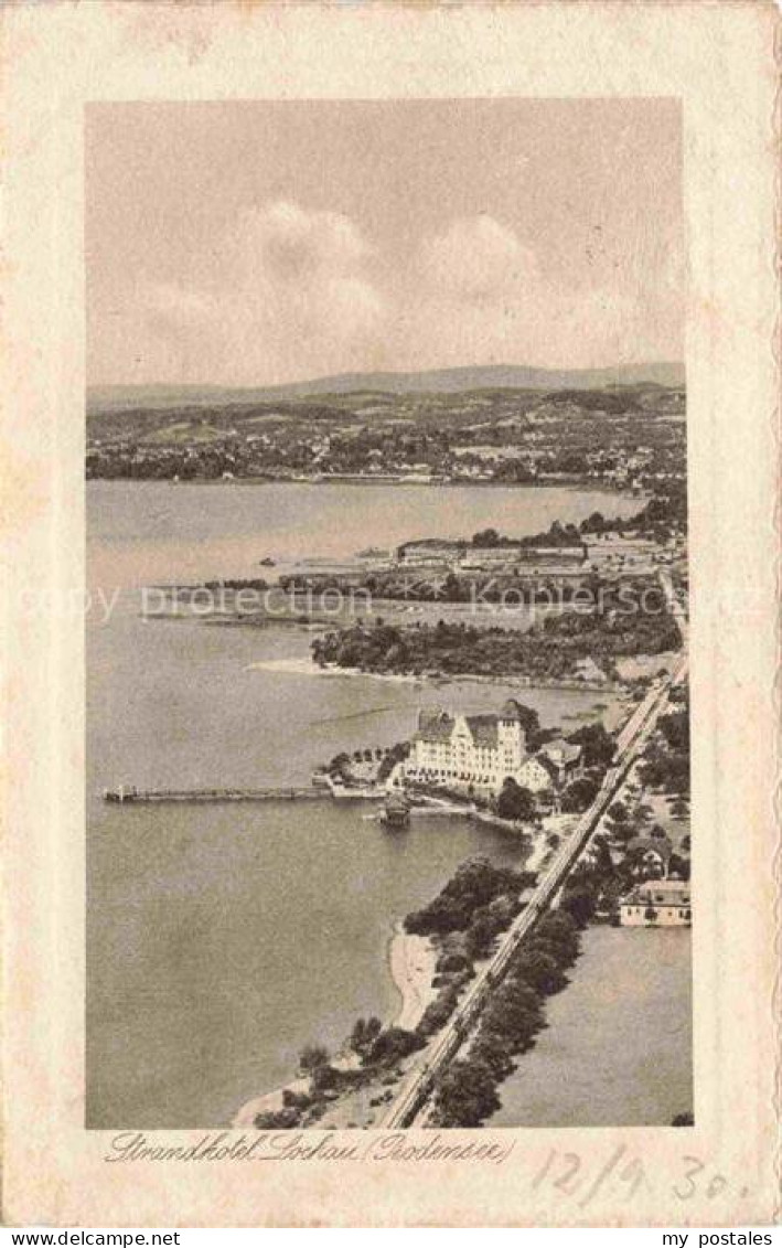 Lochau Bregenz Vorarlberg Strandhotel Lochau Fliegeraufnahme