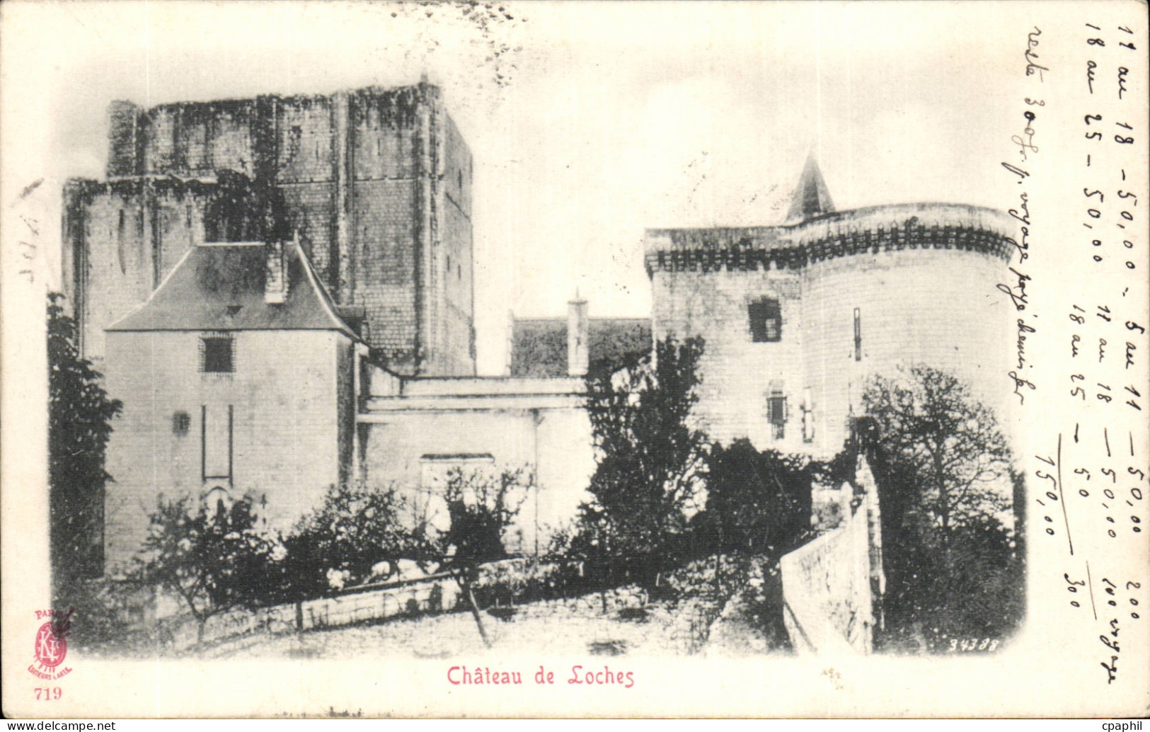 Loches CPA Chateau
