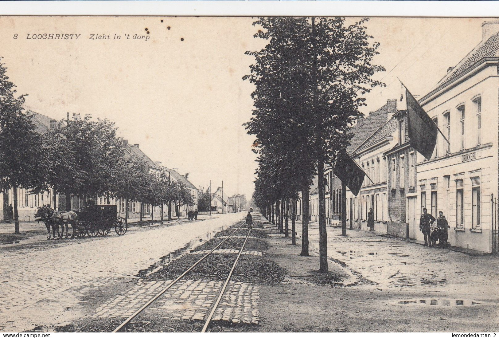 Lochristi - Zicht in t'dorp