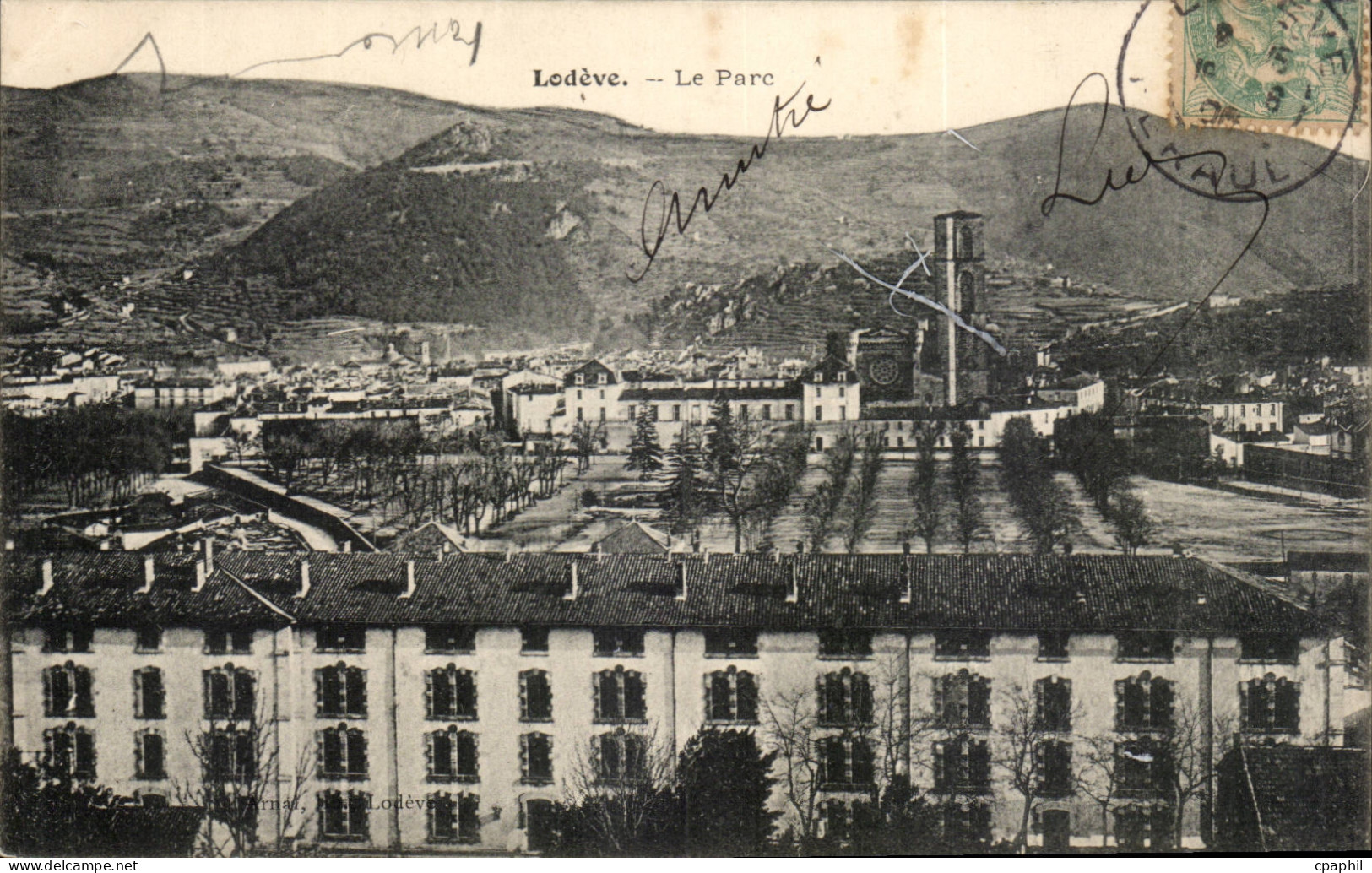Lodeve - Le Parc - CPA