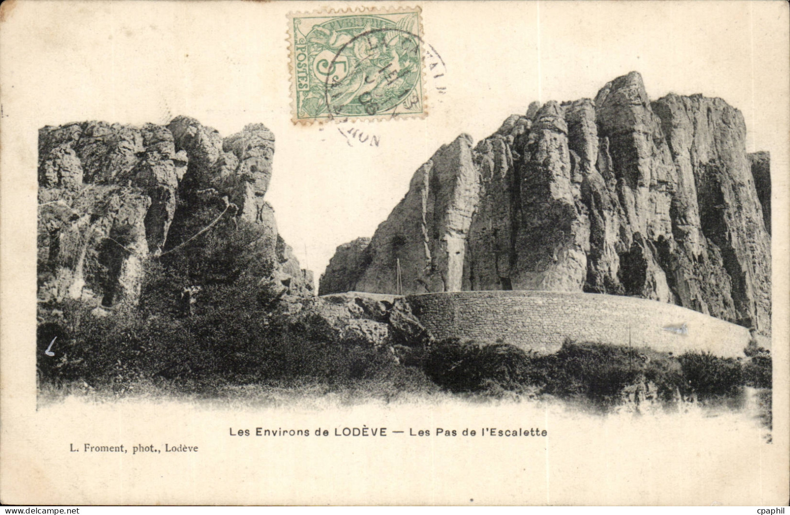 Lodeve - Les Pas de l'Escalette - CPA