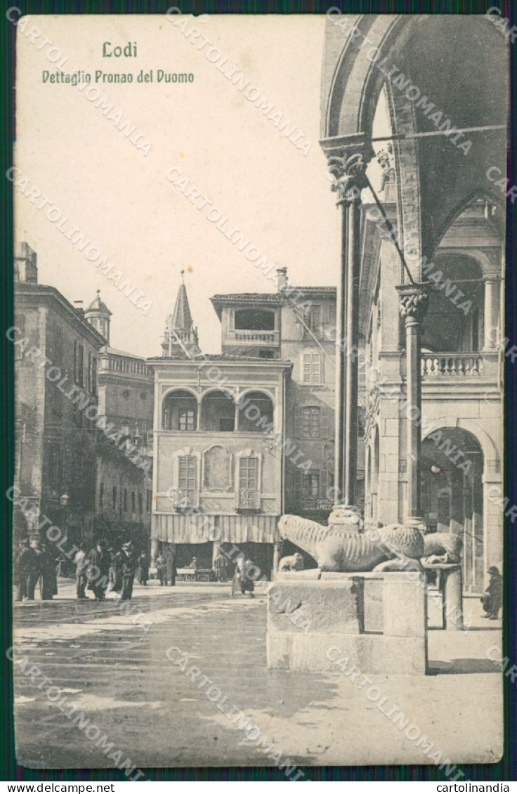 Lodi Città ABRASA cartolina ZKM9739