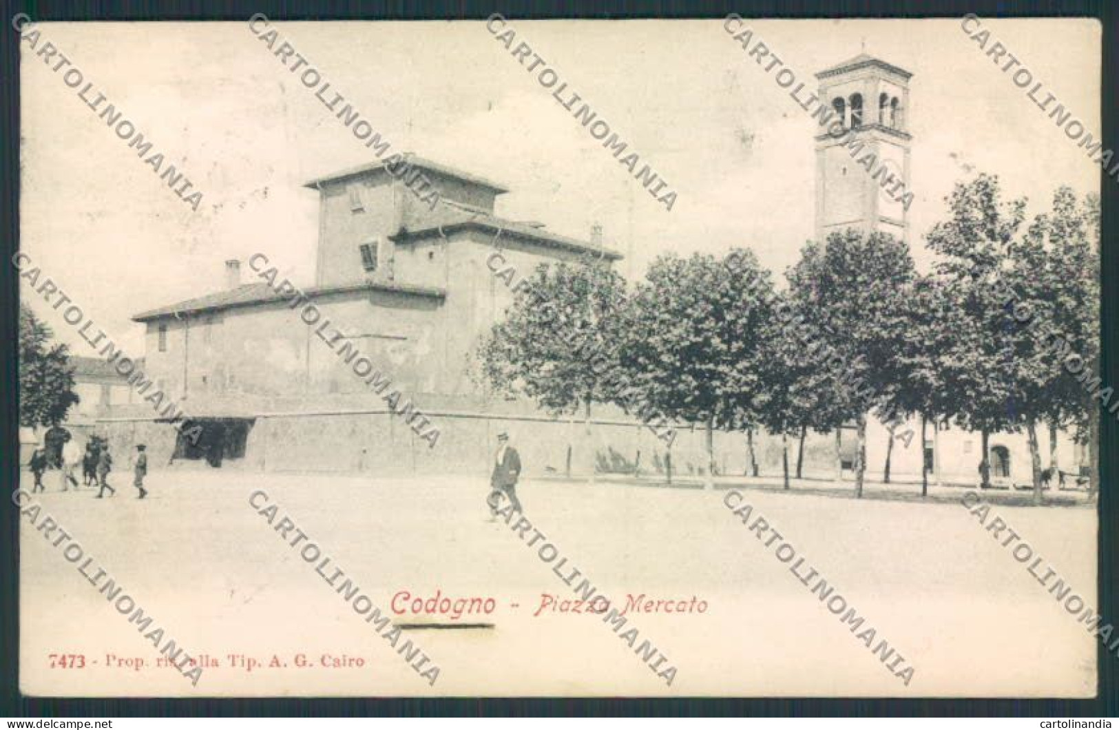 Lodi Codogno FORO cartolina RB4827