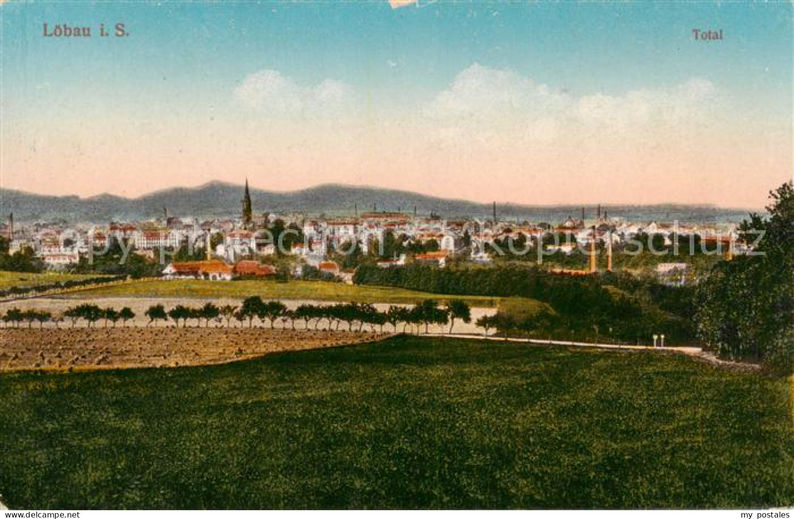 Loebau Sachsen Panorama