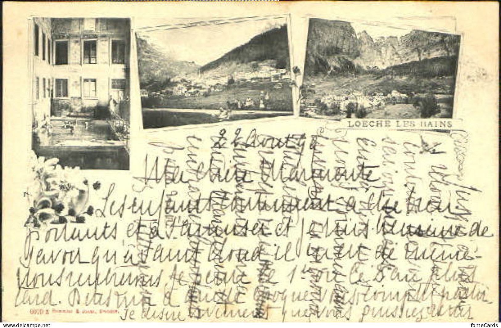 Loeche-les-Bains Loeche les Bains  o 1899