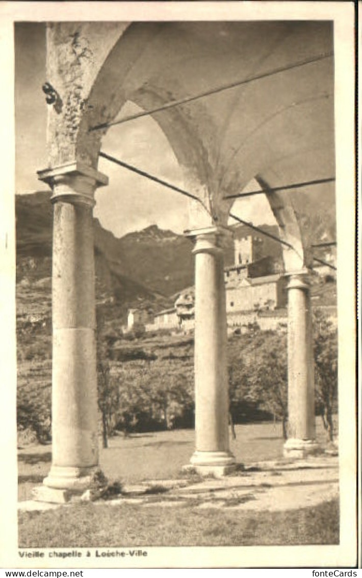 Loeche-les-Bains Loeche Ville Kapelle x 1920